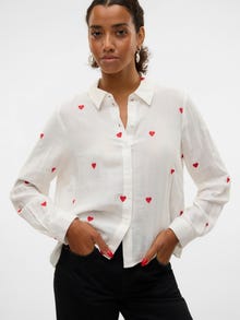 Vero Moda VMKIMMI Hemd -Bright White - 10327645