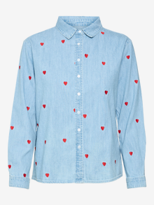 Vero Moda VMLOVIE Jeanshemd -Light Blue Denim - 10327648