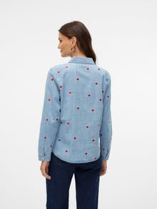 Vero Moda VMLOVIE Jeanshemd -Light Blue Denim - 10327648