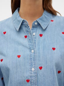 Vero Moda VMLOVIE Jeanshemd -Light Blue Denim - 10327648