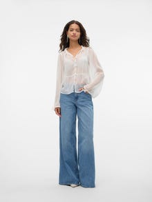Vero Moda VMKIA Hemd -Snow White - 10327652