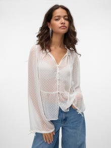 Vero Moda VMKIA Hemd -Snow White - 10327652