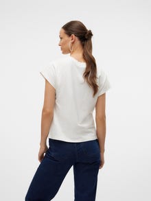 Vero Moda VMPEARL T-Shirt -Snow White - 10327668