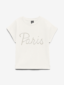 Vero Moda VMPEARL T-shirt -Snow White - 10327668