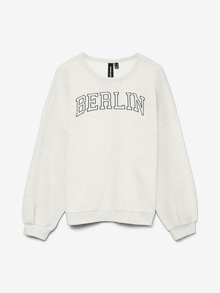 Vero Moda SNMALY Sweatshirt -Snow White - 10327670