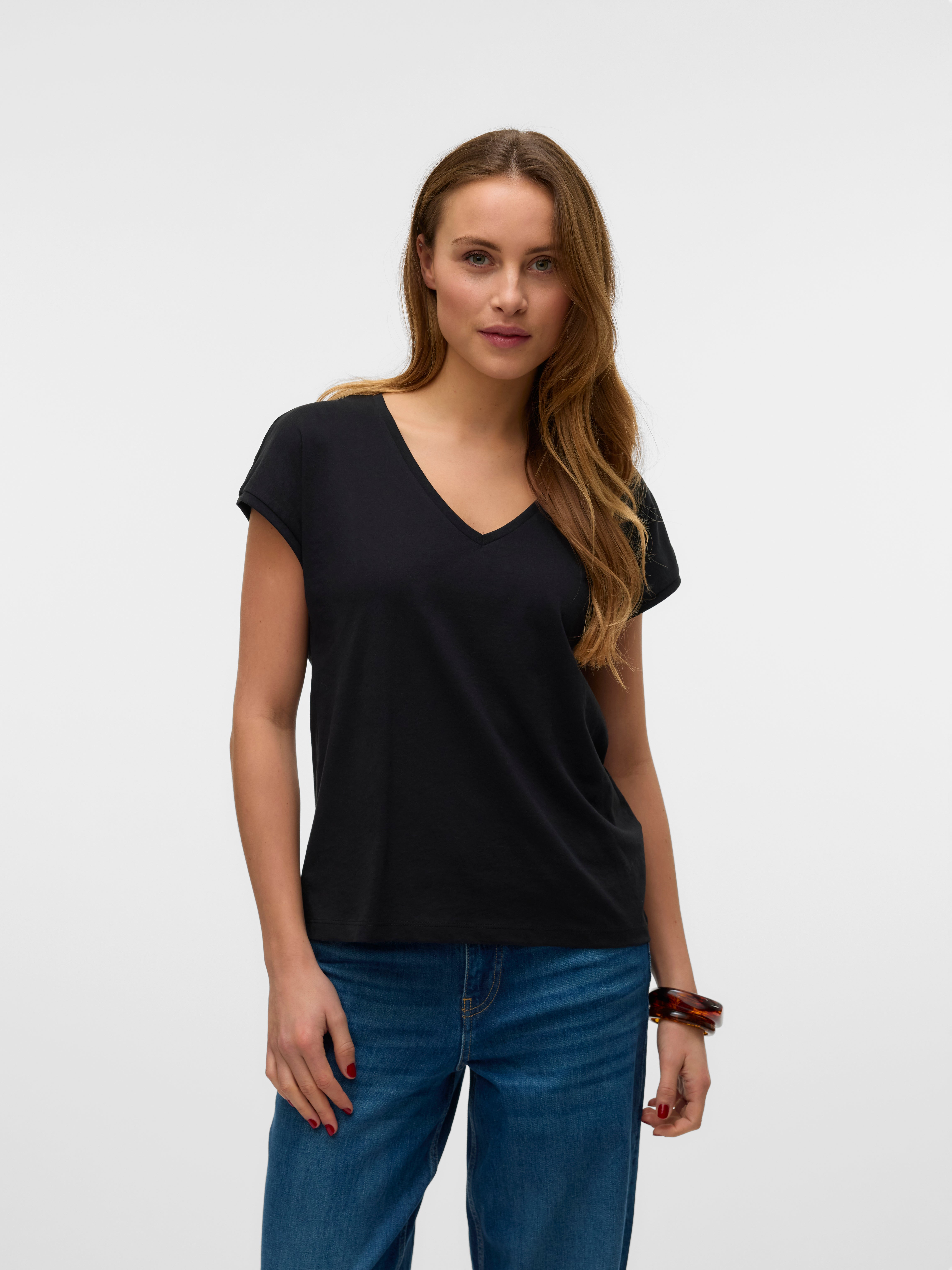 VERO MODA T-Shirt 'VMLUNA' in Dunkelgrün | ABOUT YOU VERO MODA T-Shirt 'VMLUNA' in Dunkelgrün | ABOUT YOU