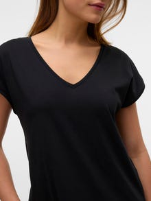 Vero Moda VMLUNA T-shirt -Black - 10327678