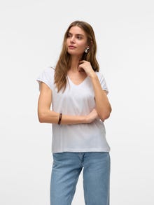 Vero Moda VMLUNA T-shirt -Bright White - 10327678