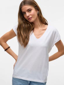 Vero Moda VMLUNA T-shirt -Bright White - 10327678