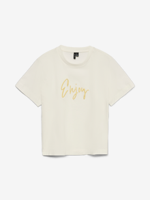 Vero Moda VMMETTE T-Shirt -Snow White - 10327679