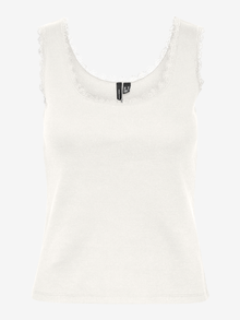 Vero Moda VMCARLA Tank-Top -Snow White - 10327690