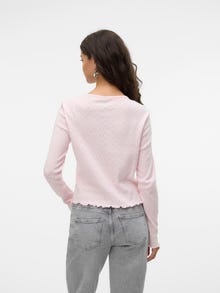 Vero Moda VMISA Strickjacke -Pink-A-Boo - 10327694