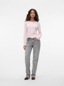 Vero Moda VMISA Strickjacke -Pink-A-Boo - 10327694