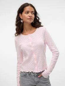 Vero Moda VMISA Strickjacke -Pink-A-Boo - 10327694
