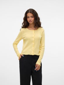 Vero Moda VMISA Cardigan -Mellow Yellow - 10327694