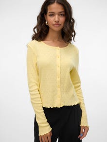 Vero Moda VMISA Cardigan -Mellow Yellow - 10327694