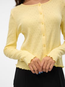 Vero Moda VMISA Cardigan -Mellow Yellow - 10327694
