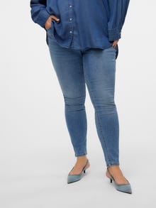 Vero Moda VMCFLASH Średni stan Krój skinny Jeans -Medium Blue Denim - 10327701