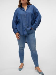 Vero Moda VMCFLASH Średni stan Krój skinny Jeans -Medium Blue Denim - 10327701