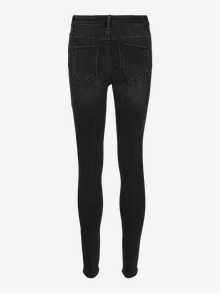 Vero Moda VMCFLASH Közepes derék Vékony Farmer -Black Denim - 10327702