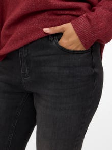 Vero Moda VMCFLASH Taille moyenne Skinny Fit Jeans -Black Denim - 10327702