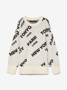 Vero Moda VMCITY Sweter -Birch - 10327724