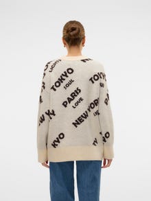 Vero Moda VMCITY Sweter -Birch - 10327724
