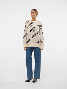 Vero Moda VMCITY Sweter -Birch - 10327724