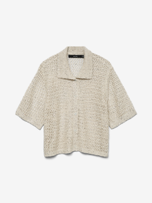 Vero Moda VMLEILANI Strikket cardigan -Birch - 10327753