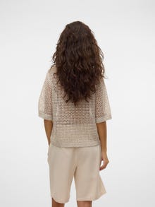 Vero Moda VMLEILANI Strikket cardigan -Birch - 10327753