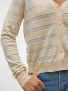 Vero Moda VMHAPPYSHINE Strickjacke -Birch - 10327790