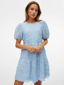 Vero Moda VMBOA Kort klänning -Cashmere Blue - 10327821