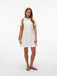 Vero Moda VMBINITA Trumpa suknelė -Cloud Dancer - 10327920
