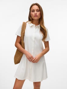 Vero Moda VMBINITA Trumpa suknelė -Cloud Dancer - 10327920