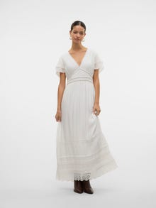 Vero Moda VMTIFFANI Lang kjole -Snow White - 10327971