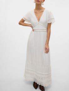 Vero Moda VMTIFFANI Lång klänning -Snow White - 10327971