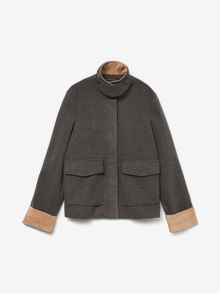 Vero Moda VMLUCKY Jacka -Dark Grey Melange - 10327985