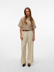 Vero Moda AWPURE High waist Trousers -Castle Wall - 10328050