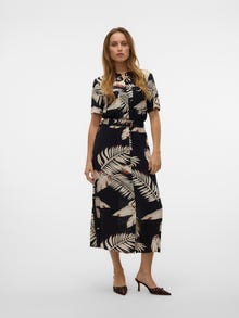 Vero Moda VMEASY Langes Kleid -Black - 10328107