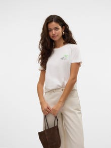 Vero Moda VMSARA T-shirts -Cloud Dancer - 10328157