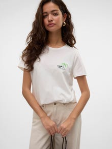 Vero Moda VMSARA T-shirts -Cloud Dancer - 10328157