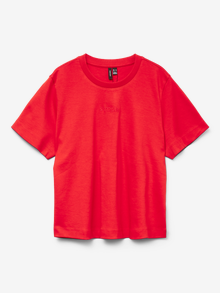 Vero Moda VMPERNILLE T-Shirt -Fiery Red - 10328164