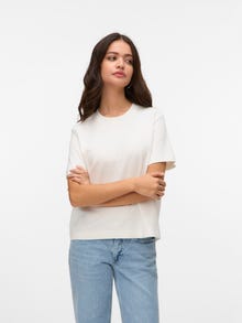 Vero Moda VMPERNILLE T-Shirt -Snow White - 10328164