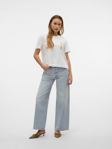 Vero Moda VMBERTA T-shirt -Snow White - 10328168