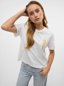 Vero Moda VMBERTA T-shirt -Snow White - 10328168