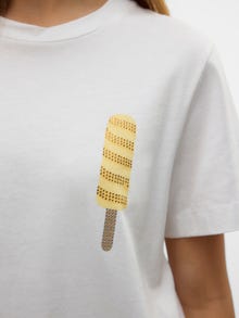 Vero Moda VMBERTA T-shirt -Snow White - 10328168