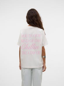 Vero Moda VMKATRINE T-Shirt -Snow White - 10328171