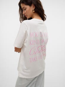 Vero Moda VMKATRINE T-Shirt -Snow White - 10328171