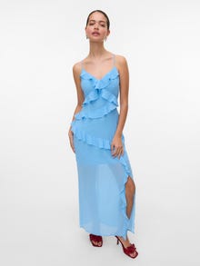Vero Moda VMAMINA Garā kleita -Airy Blue - 10328186