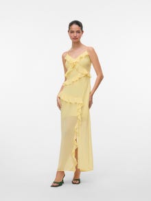 Vero Moda VMAMINA Długa sukienka -Pale Banana - 10328186